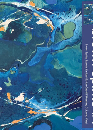the album cover for Brown Spirits - Brown Spirits 1 [Indie Exclusive] Blue Vinyl (Blue) [Colored Vinyl]