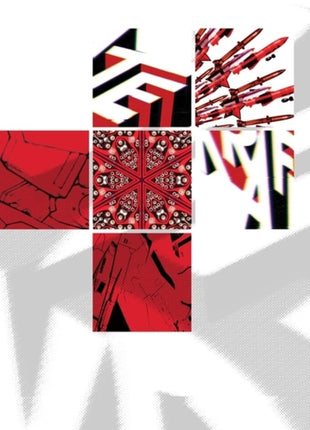the album cover for Nate Krafft - Crimson Arsenal / Man Machine