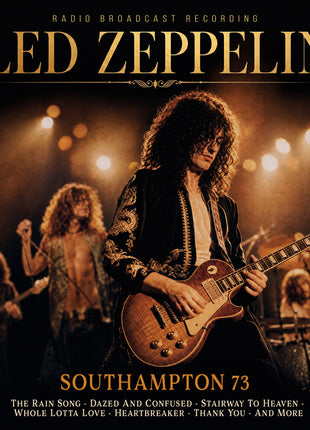 the album cover for Led Zeppelin - Southampton 73