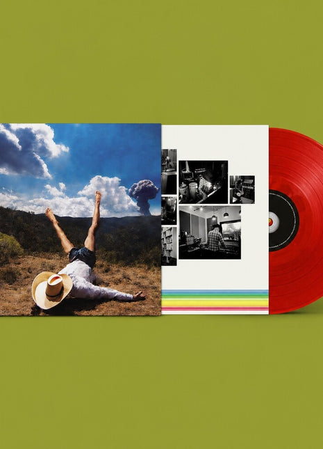 the album cover for Geese - 3D Country [Indie Exclusive Clear Red]