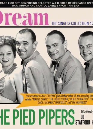 the album cover for Pied Pipers - Dream: Singles Collection 1939-48