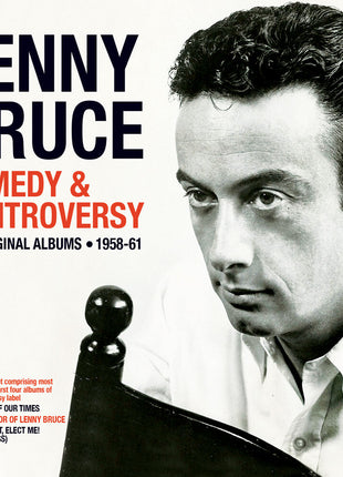 the album cover for Lenny Bruce - Comedy & Controversy: Original Albums 1958-61