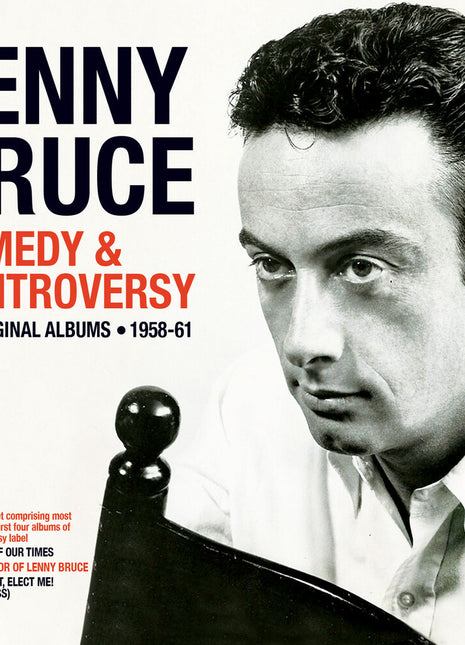 the album cover for Lenny Bruce - Comedy & Controversy: Original Albums 1958-61