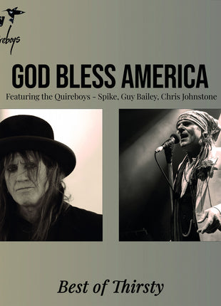 the album cover for Thirsty Quireboys - God Bless America: Best Of Thirsty