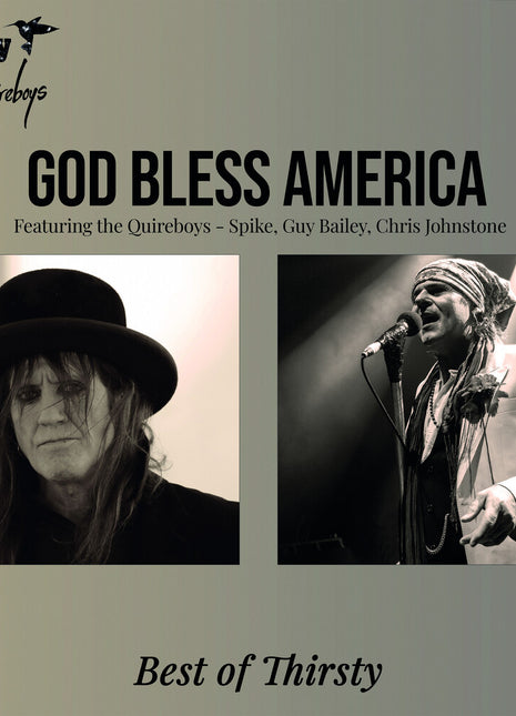 the album cover for Thirsty Quireboys - God Bless America: Best Of Thirsty