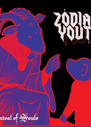 the album cover for Zodiac Mindwarp / Youth - Carnival Of Souls