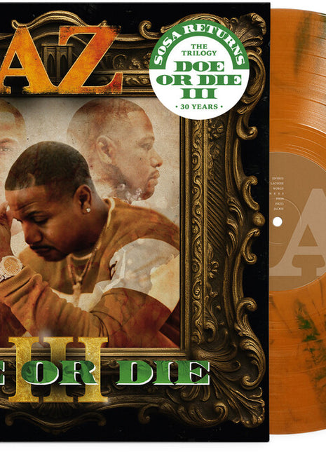 the album cover for AZ - Doe Or Die III [Amber Smoke]