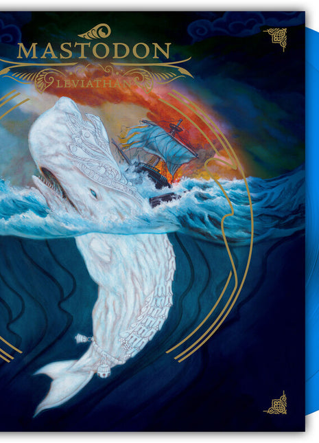 the album cover for Mastodon - Leviathan [Sky Blue]