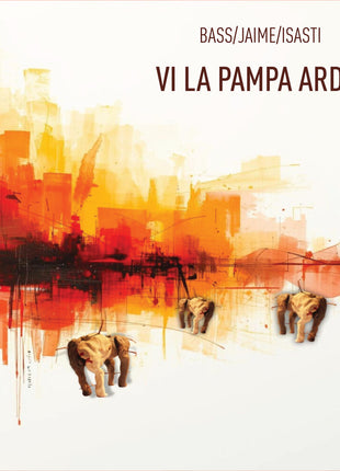 the album cover for Luciana Bass - Vi La Pampa Arder