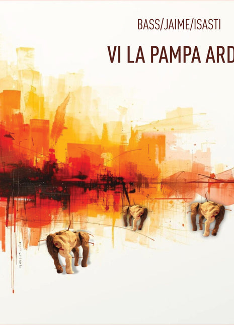 the album cover for Luciana Bass - Vi La Pampa Arder