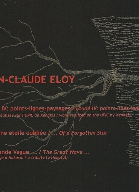 the album cover for Jean-claude Eloy - Etude Iv - D'une Etoile Oubliee - La Grande Vague