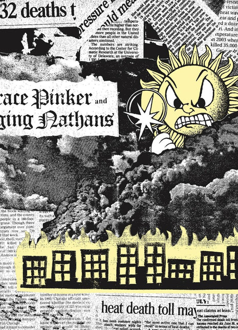 the album cover for Raging Nathans & Horace Pinker - Split