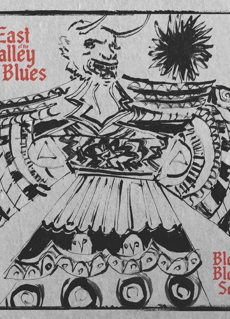 the album cover for East of the Valley Blues - Blood Blood Song