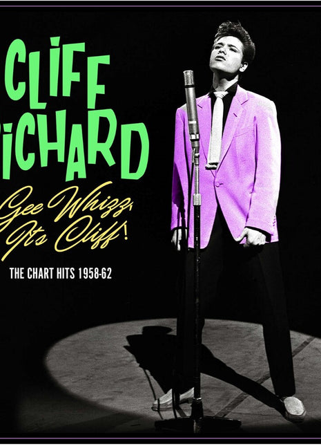 the album cover for Cliff Richard - Gee Whizz, It's Cliff! the Chart Hits 1958-62