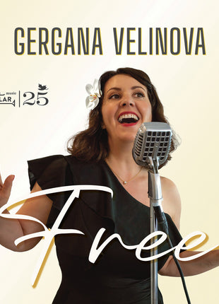the album cover for Gergana Velinova - Free