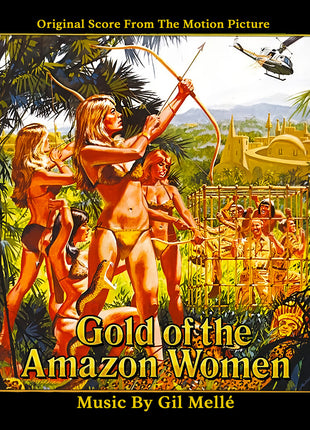 the album cover for Gil Melle - Gold of the Amazon Women