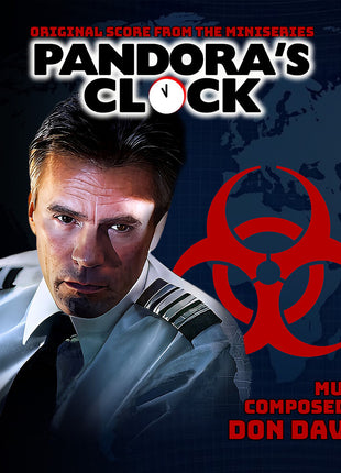 the album cover for Don Davis - Pandora's Clock (original Score)