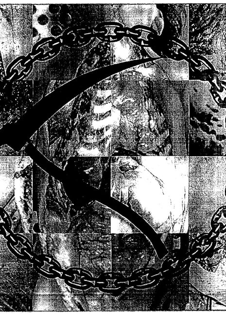 the album cover for Choke Chain - Decomposition