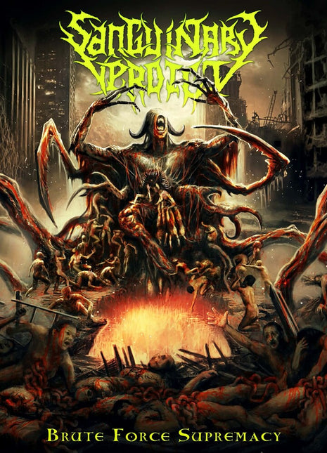 the album cover for Sanguinary Verdict - Brute Force Supremacy