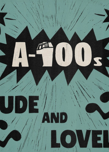 the album cover for A-100s - Rude & Lovely - Colored Vinyl [Colored Vinyl] (Uk)