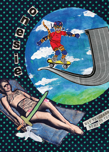 the album cover for Onesie - Way Thousand Bump To the Sky