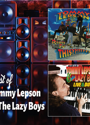 the album cover for Tommy & the Lazy Boys Lepson - Best of (2cd)