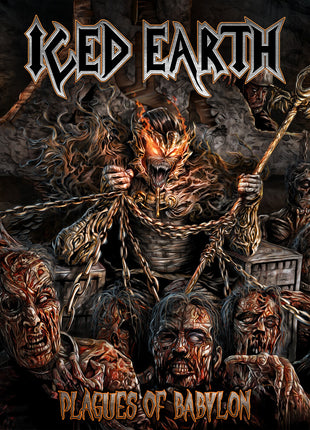 the album cover for Iced Earth - Plagues of Babylon (2lp)