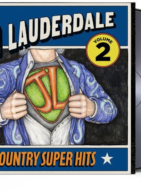 the album cover for Jim Lauderdale - Country Super Hits Volume 2