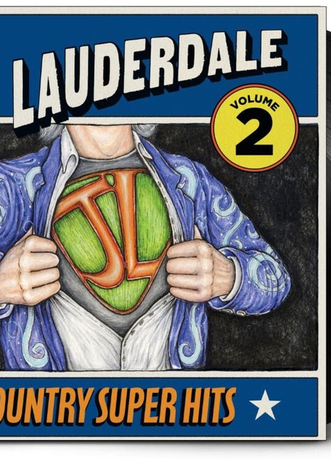 the album cover for Jim Lauderdale - Country Super Hits Volume 2