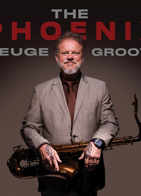 the album cover for Euge Groove - Phoenix