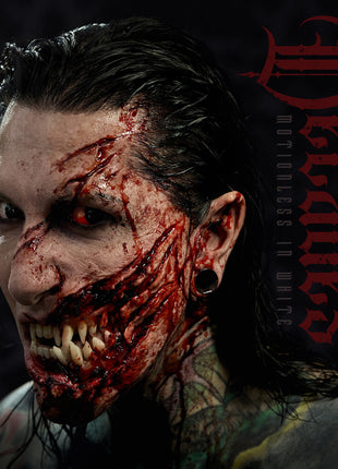 the album cover for Motionless In White - Decades (red Vinyl)