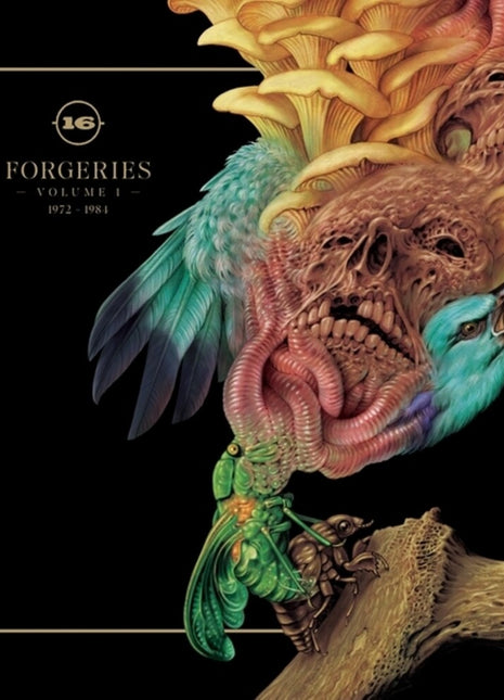 the album cover for 16 - Forgeries Volume 1 1972-1984 (splatter Vinyl)
