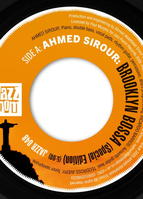 the album cover for Ahmed Sirour - Brooklyn Bossa