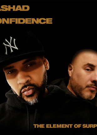 the album cover for Rashad & Confidence - Element of Surprise (2lp)