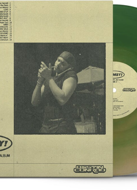 the album cover for Destin Conrad - Whimsy - Green/Gold (Bonus Tracks) [Clear Vinyl] [Deluxe]