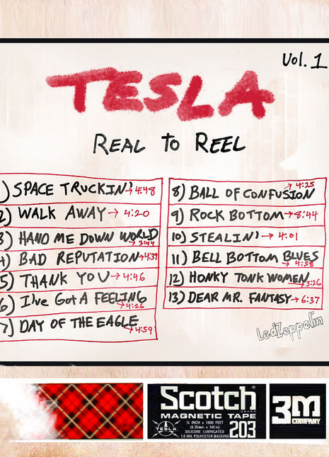 the album cover for Tesla - Real To Reel Vol 1 [Deluxe]
