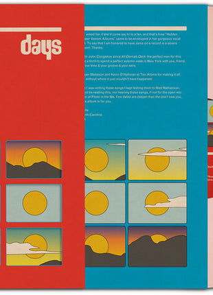 the album cover for Mountain Goats - Days [Indie Exclusive Robert Lynd Pink with Lyrics Booklet]