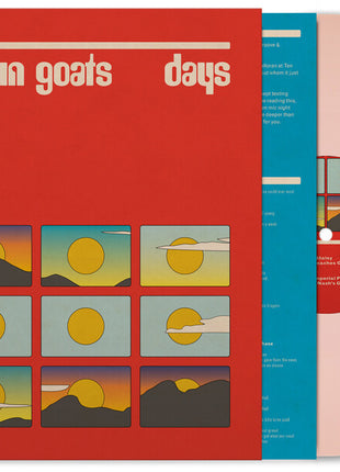 the album cover for Mountain Goats - Days [Robert Lynd Pink]
