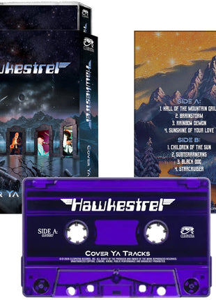 the album cover for Hawkestrel - Cover Ya Tracks