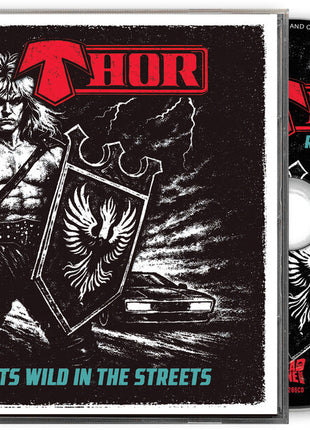 the album cover for Thor - Recruits Wild In The Streets -