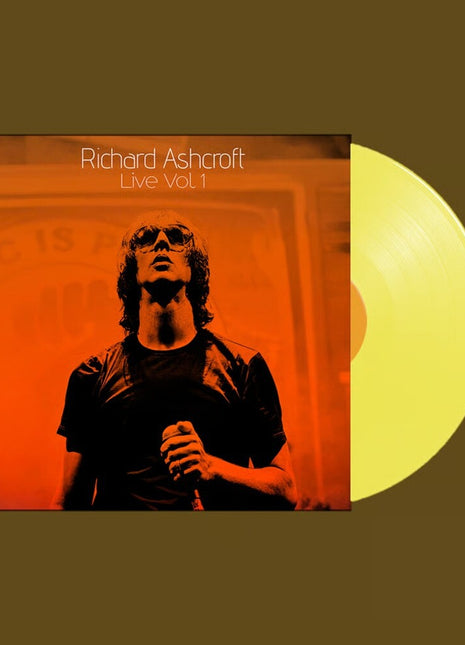 the album cover for Richard Ashcroft - Richard Ashcroft Live Vol 1 [Colored Vinyl] (Ylw)