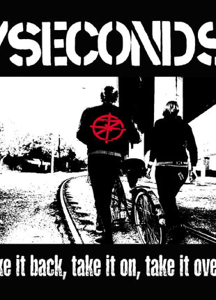 the album cover for 7 Seconds - Take It Back Take It On Take It Over [Colored Vinyl] (Wht)