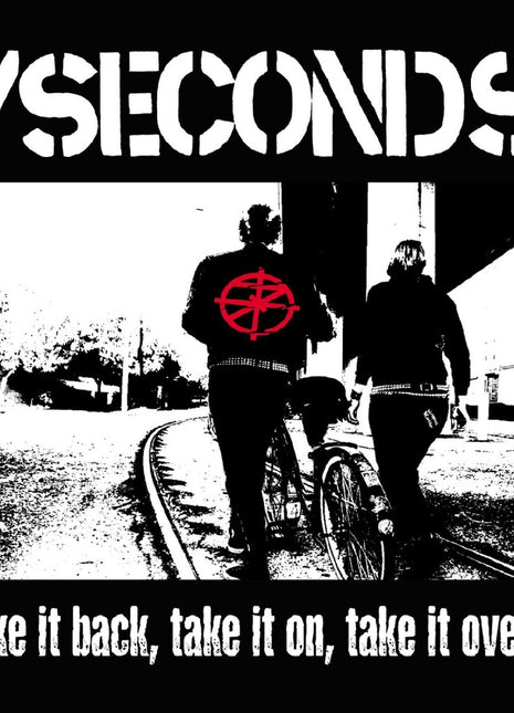 the album cover for 7 Seconds - Take It Back Take It On Take It Over [Colored Vinyl] (Wht)