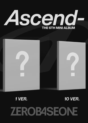 the album cover for Zerobaseone - Ascend- (1 Ver. & 10 Ver.)