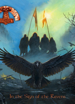 the album cover for Mithotyn - In the Sign of the Ravens
