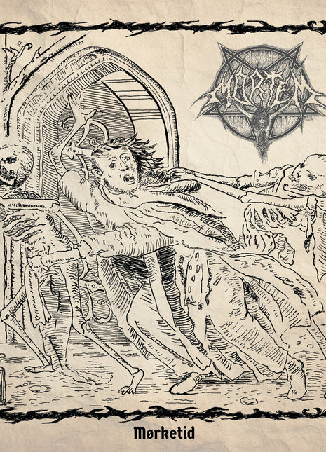 the album cover for Mortem - Morketid