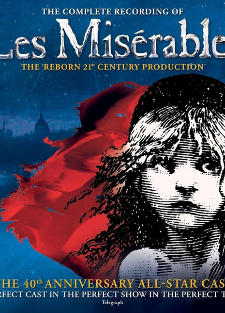 the album cover for Claude Schonberg -Michel - Les Miserables: 40th Anniversary All-Star Cast