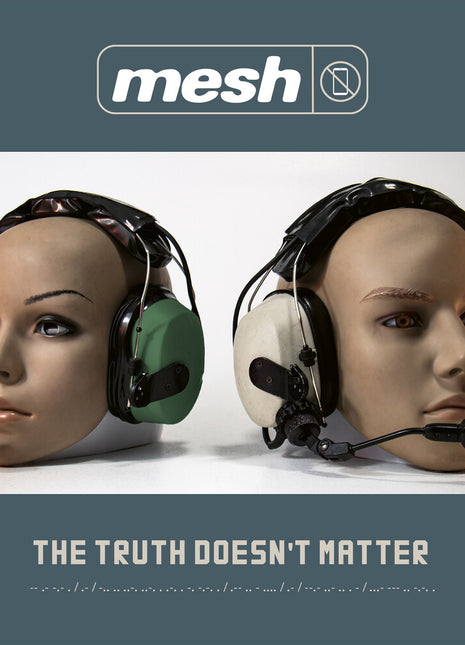 the album cover for Mesh - The Truth Doesn't Matter