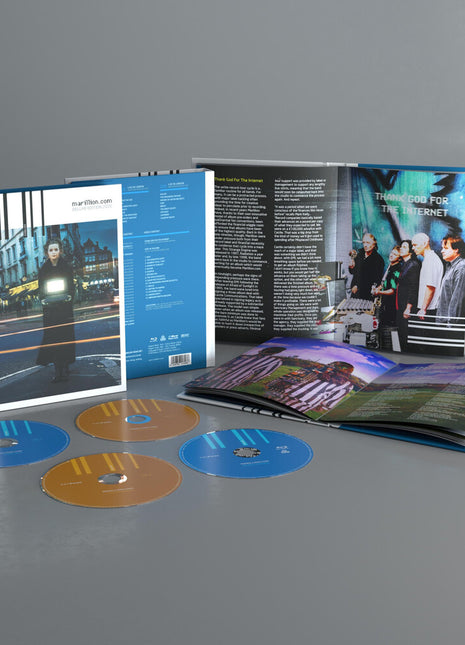 the album cover for Marillion - Marillion.com (3cd/blu-ray Mediabook)