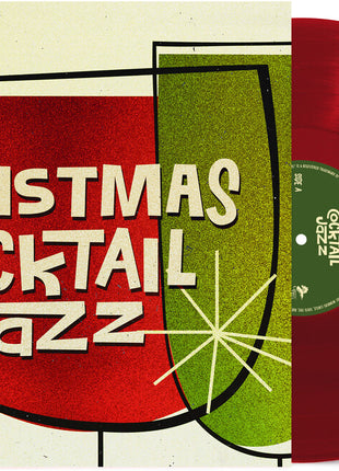the album cover for Christmas Cocktail Jazz / Various (Colv) (Red) - Christmas Cocktail Jazz / Various [Colored Vinyl] (Red)